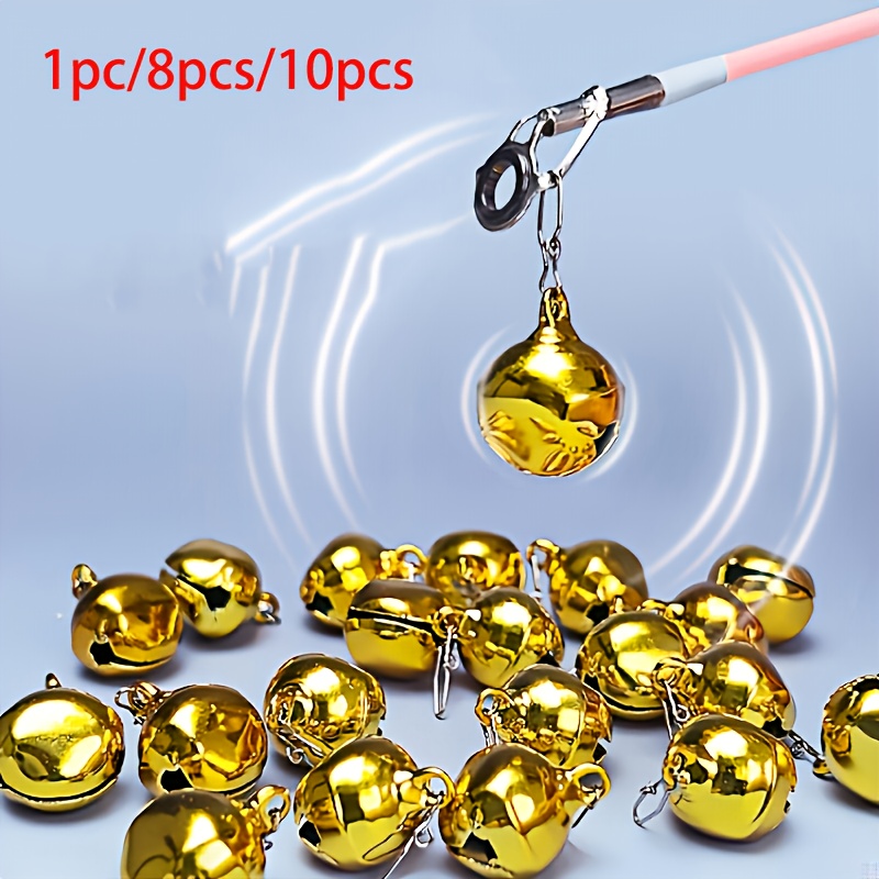Bite Indicator - 8Pcs Fishing Bite Alarm Bells, Portable