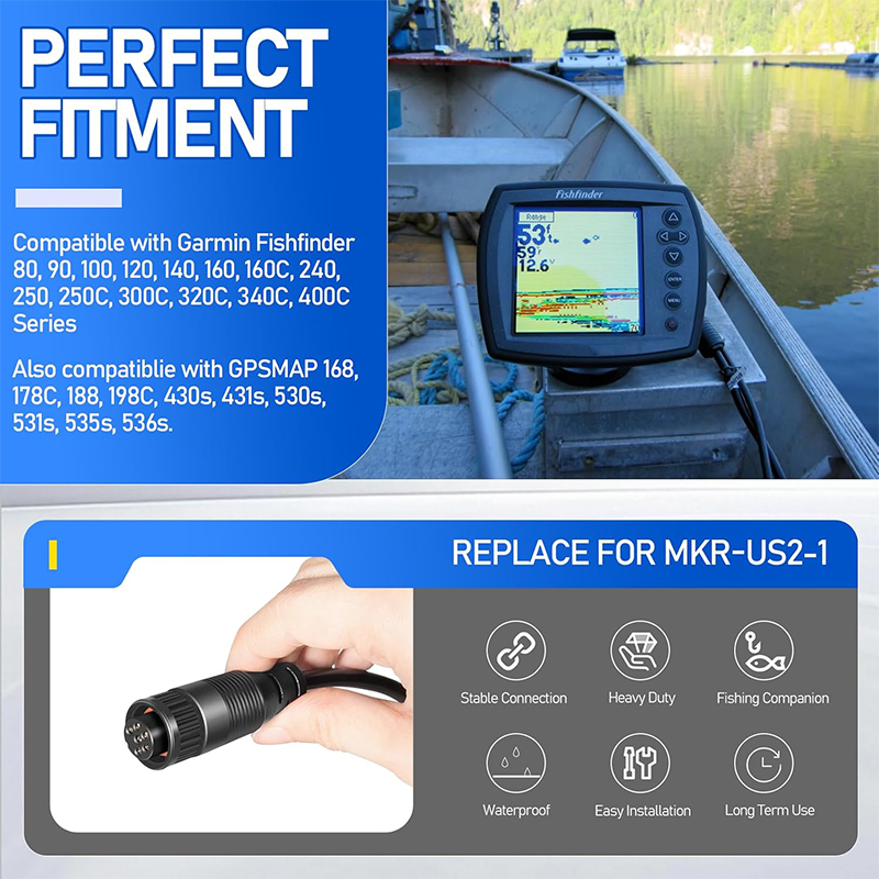 MKR-US2-1 Adaptor Cable Univer - огляд і ціна Fish Finder Cable