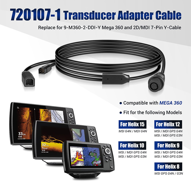 720107-1 Transducer Adapter Ca - огляд і ціна Fish Finder Cable