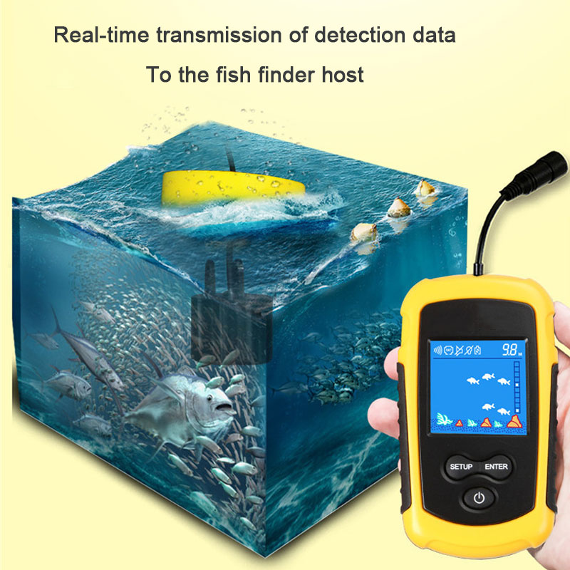 100M Wired Color Screen Portab - огляд і ціна Fish Finder Portable