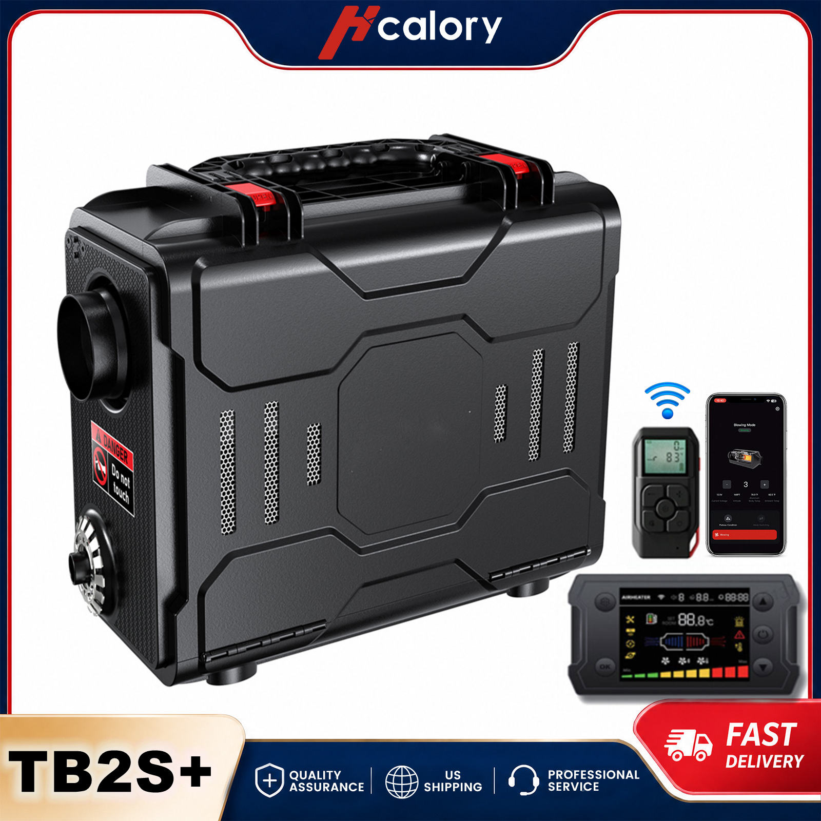 Hcalory TB2S+ 8KW Diesel Heate - огляд і ціна Fishing Camera