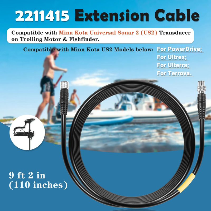 1852068 MKR-US2-8 7-Pin Adapte - огляд і ціна Fish Finder Cable