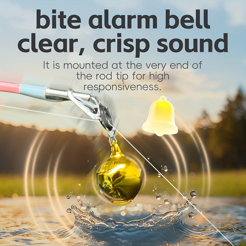 8Pcs Fishing Bite Alarm Bells, - огляд і ціна Bite Indicator