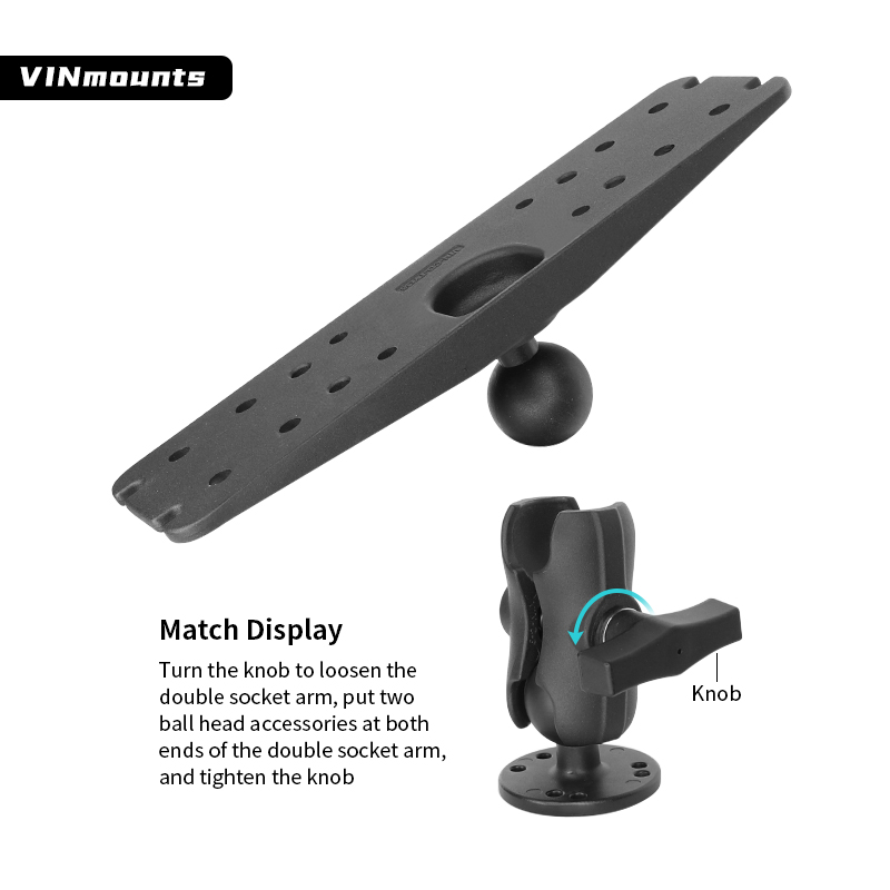 Aluminum Fish Finder Mount wit - огляд і ціна Fish Finder Mount